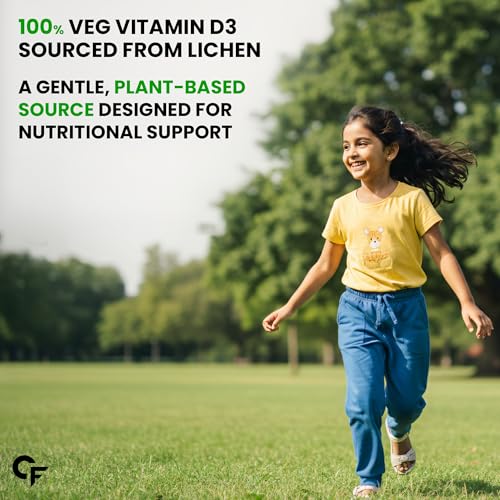 Image of Carbamide Forte Calcium for Kids + Vitamin D3 Gummies | Calcium Gummies for Kids With Phosphorus | Calcium Supplements For Growing Bones & Teeth | Mango & Strawberry Flavour | 30 Veg Gummy (Pack of 3)