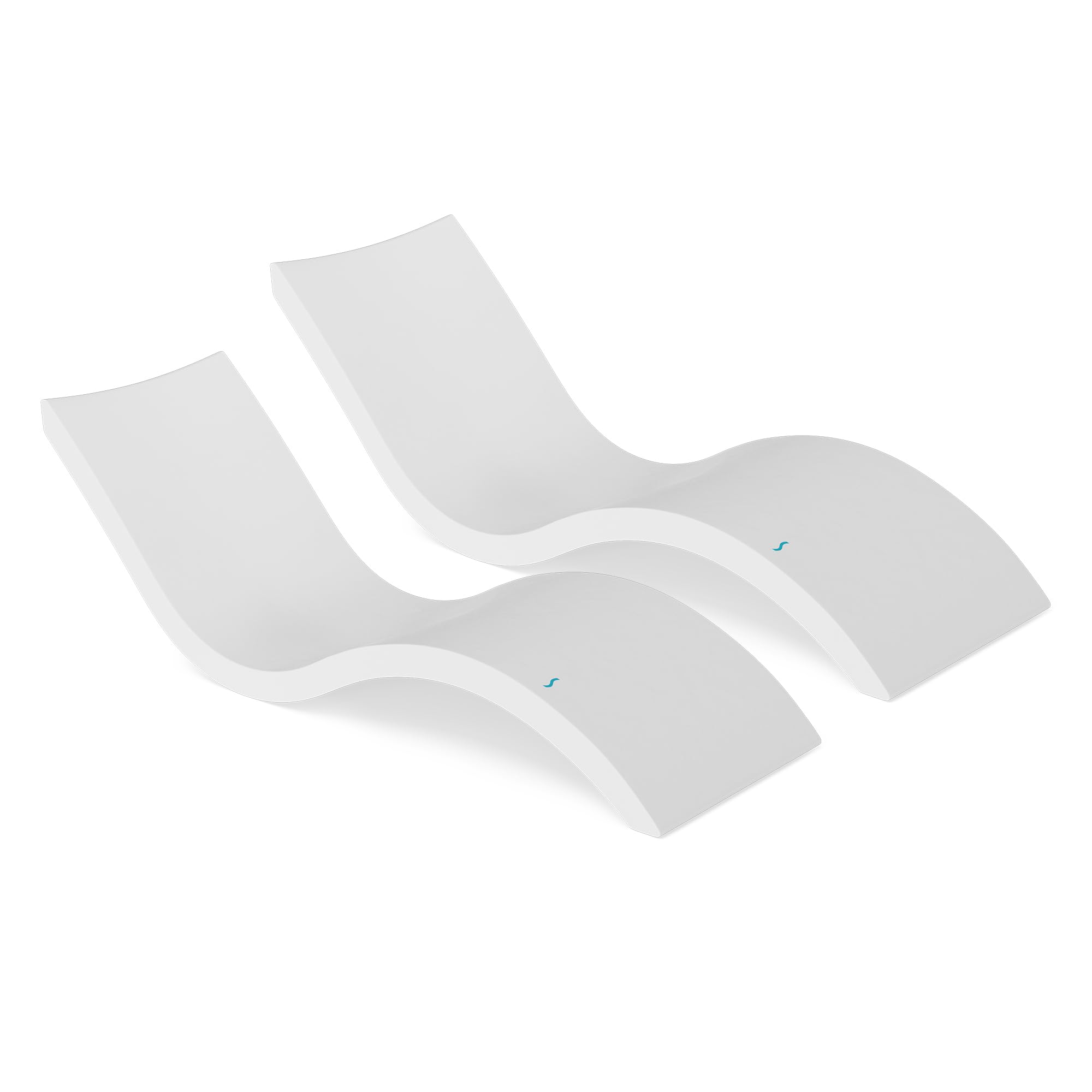 Ledge Lounger Signature Chaise Pool Lounge Chairs Set of 2
