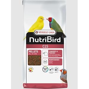 Versele-Laga Nutribird C15 | 1 kg | Compleet voer voor kanaries, wildvogels en exotische vogels | Op basis van geselecteerde granenv