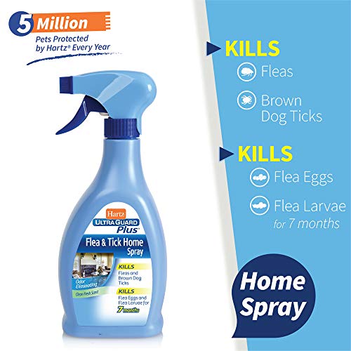 Hartz UltraGuard Plus Flea & Tick Home Spray, Kills Fleas and Ticks, Clean Fresh Scent, 16 Ounce - Image 3