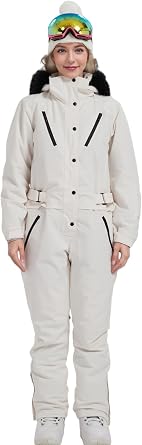 BGX Womens Snowsuit One Pieces Ski Suits Insulated Jumpsuit Waterproof Windproof Snowboard Jackets for Outdoor
