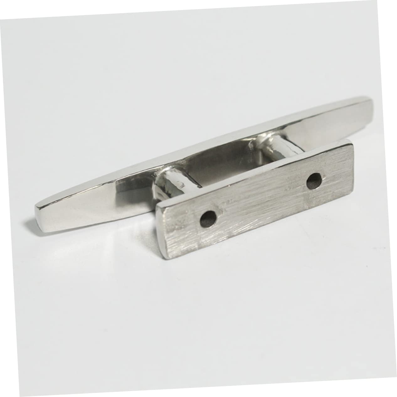 GOOHOCHY Marine Equipment for Boat 5 Inches Boat Mooring Accessories Stainless Steel Dock Cleats Silver Finish