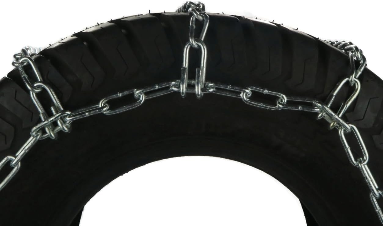 The ROP Shop | 4 Link TIRE Chains 29x12.00x15, 22.5x12x9, 26x13x10 for Tractor Rider Snowblower