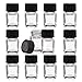 1st Choice Glass Vials, 1/2 Dram, Pack of 12