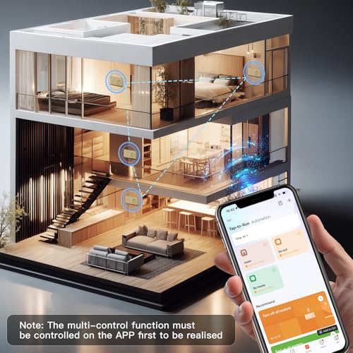 BSEED Smart Alexa Lichtschalter,WIFI Lichtschalter mit Steckdose Kompatibel mit Alexa,Google Home,Glas Touchscreen-schalter,Smart Lichtschalter 1 Fach 1 Weg Gold(Neutrale Leitung ben&ouml;tigt)