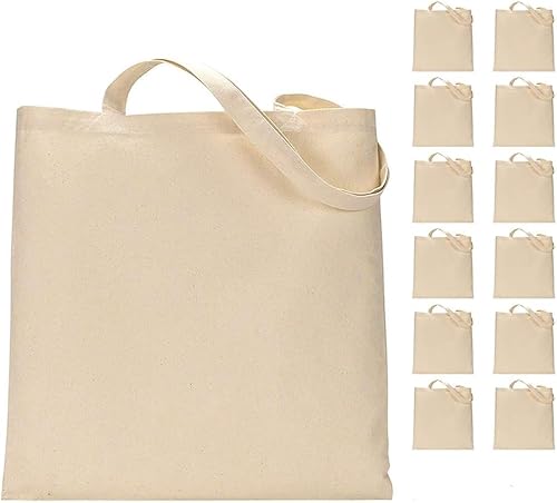 Simpli-Magic 79163C - Bolsa de lona (funda de 150 bolsas) con refuerzo inferior para manualidades, compras, comestibles, libros, playa, bolsa de