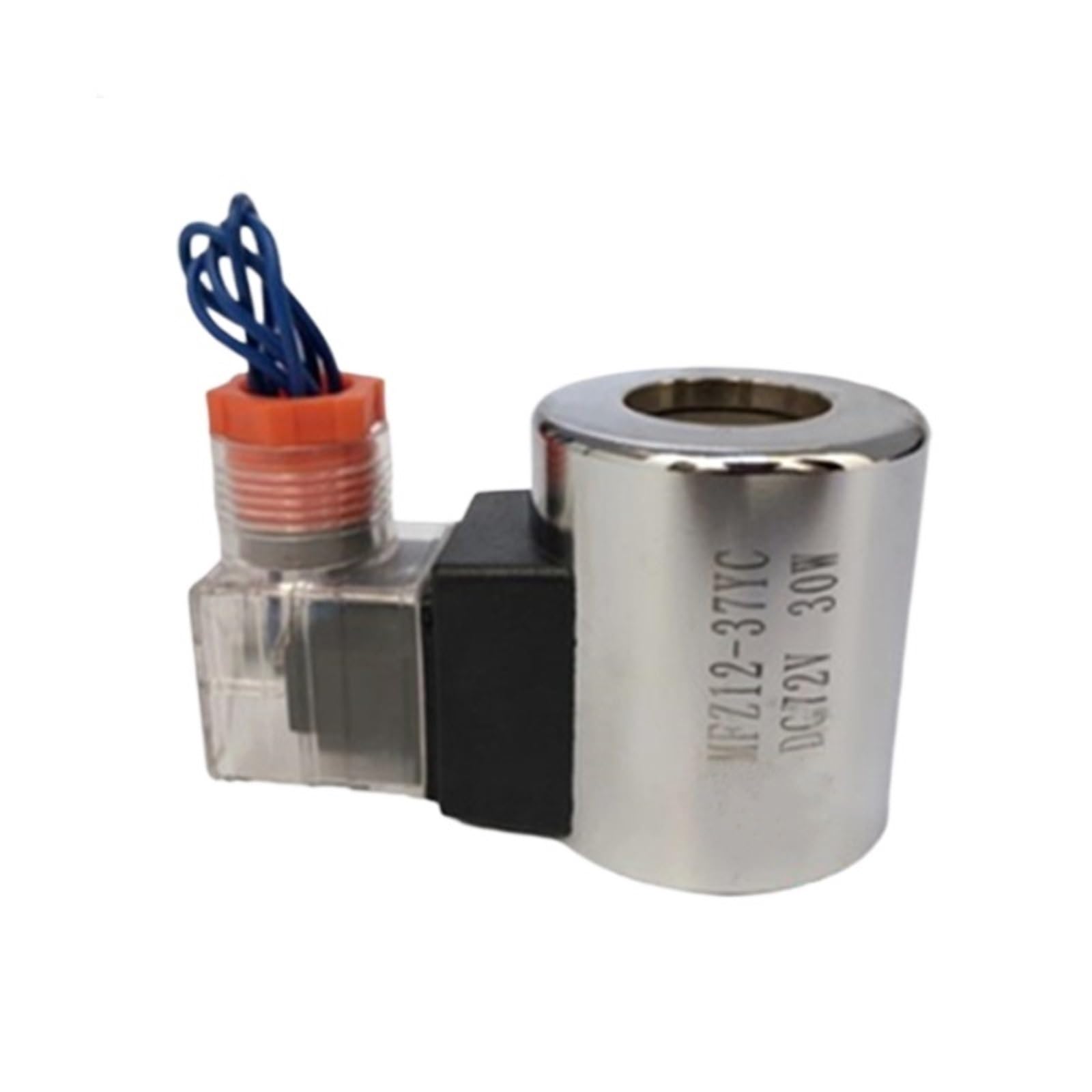 Uyqukggpsn Mfz12-37Yc Dc72v 1Pcs Hydraulic Solenoid Valve Coil Mfb12-37Yc Mfz12-37Yc 30W Ac220v Ac110v Dc24v Dc12v Dc48v Dc60v Hole Diameter 23Mm Height 51Mm