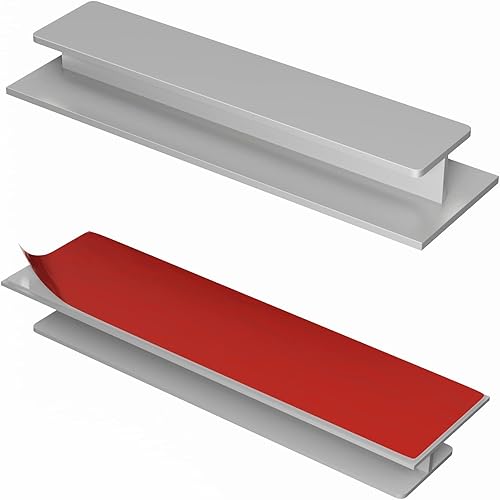 HRX - Manija de puerta autoadhesiva para puerta, fácil de instalar, sin tornillos, despegar y pegar en vidrio, madera, metal, plástico, perilla de