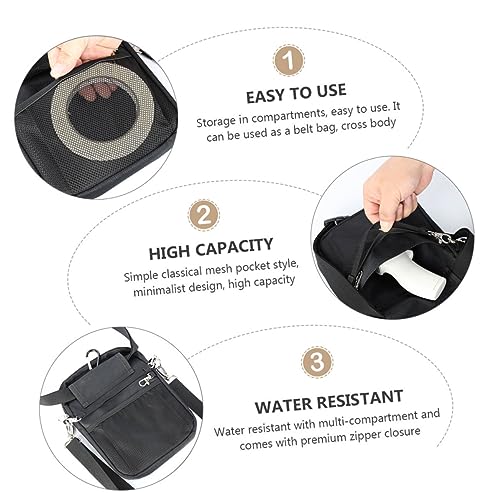 Pochette infirmière bandoulière en maille avec multiples compartiments pour outils médicaux - 3
