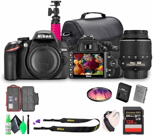 Nikon D3200 24.2MP DSLR Camera Kit with 18-55mm VR Zoom Lens – Fu...