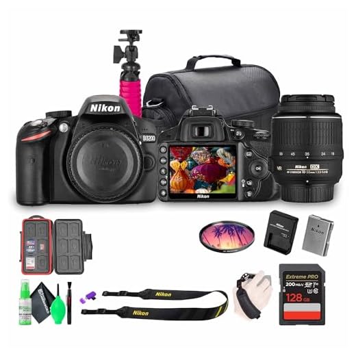 Nikon D3200 24.2MP DSLR Camera Bundle