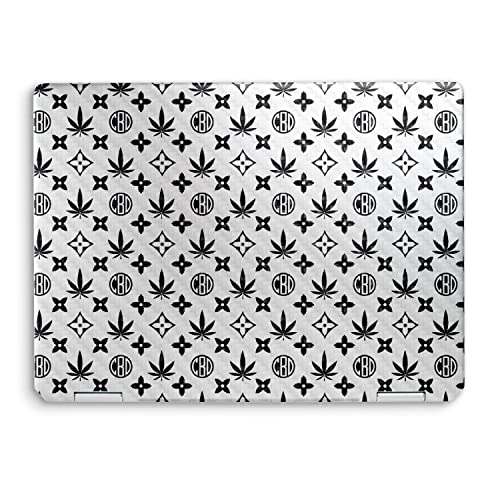 Image of MightySkins Carbon Fiber Skin Compatible with HP Spectre x360 14 inch (2022) Full Wrap Kit - CBD Black | Protective, Durable Textured Carbon Fiber Finish | Easy to Apply | Made in The USA