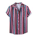 Chemise de draps en coton pour homme: cette chemise à la mode hawaïenne peut être équipée d'une variété de vêtements, tels que shorts, pantalons de plage, jeans, pantalon décontracté, t-shirts blancs, peut être utilisé comme écran solaire, match simple, très approprié pour 2022 tendances .