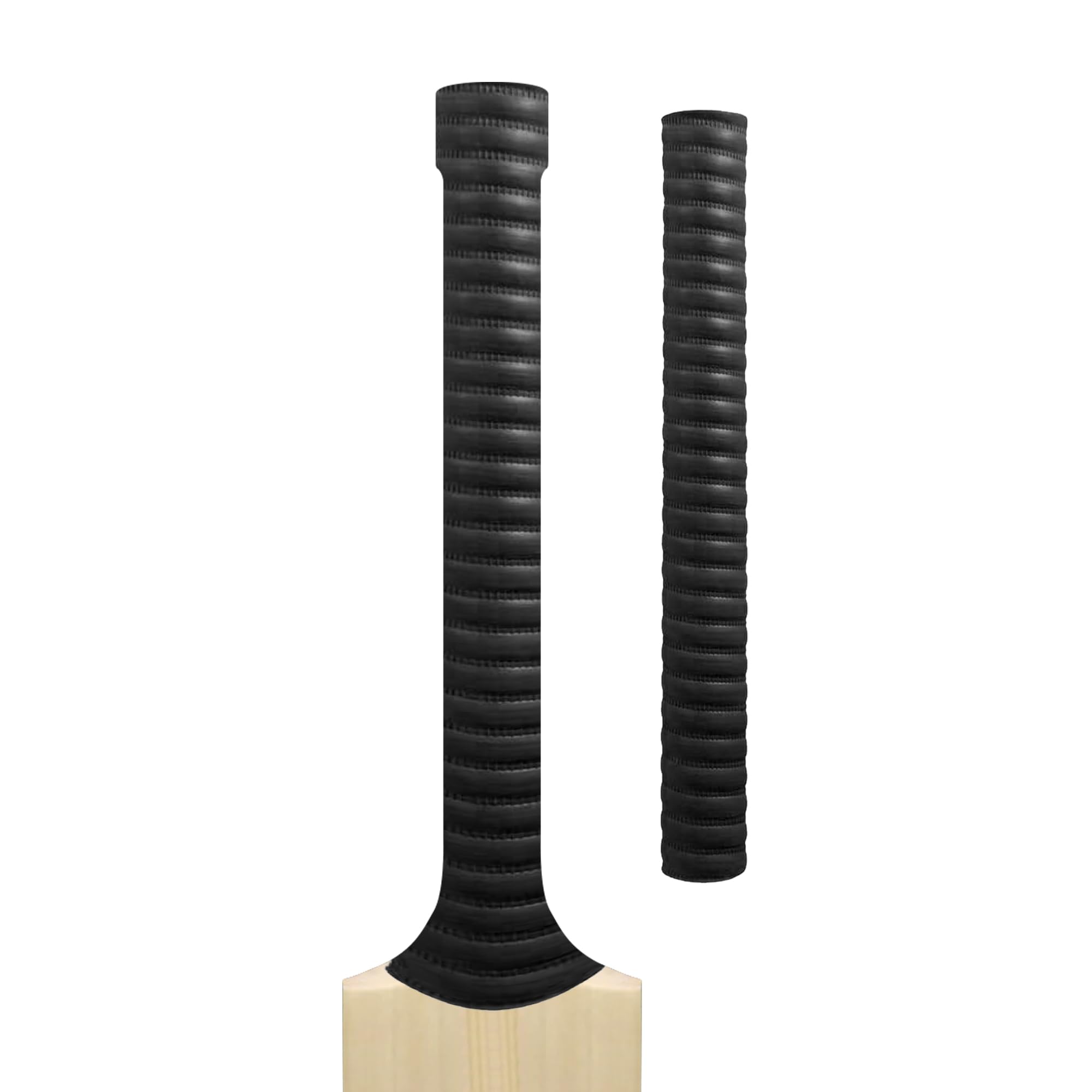Cricket Bat Grips – Premium Rubber Cricket Bat Grip Tape for Maximum Hold & Shock Absorption | 4 Styles | Multi-Color | Pack of 1| Durable Bat Grips Cricket (1, black, Coil)