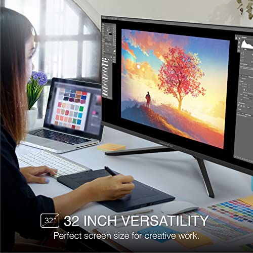 Image of Packard Bell airFrame 32 inch FHD Monitor, 1920x1080, Ultrawide, VESA Mount Compatible, Tilt Adjustment, HDMI /VGA, Slim Bezel, for Home, Office, and Light Gaming