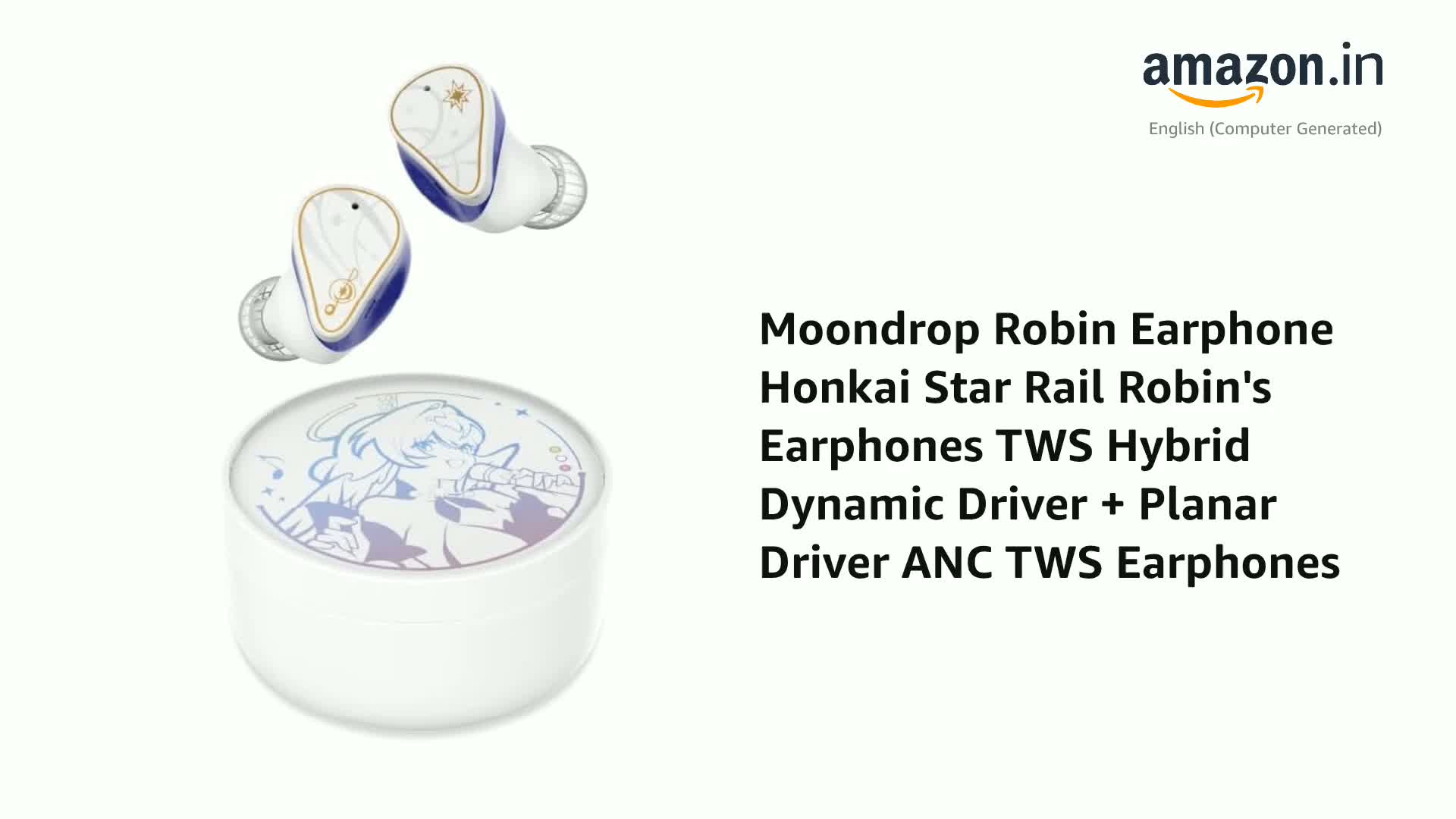 Moondrop Robin Earphone Honkai Star Rail Robin's Earphones TWS
