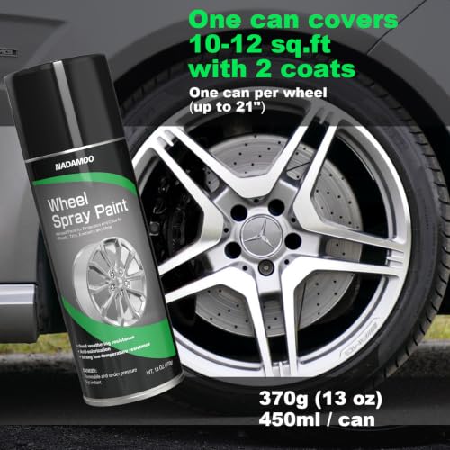 NADAMOO Silver Wheel Spray Paint