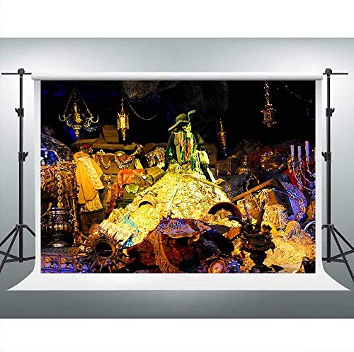 HD WCLRJT A Toast to Piracy Pirates Booty Backdrops for Photography 10x7ft Pirates of The Caribbean Rave Party Background 663