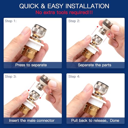 Tobaiwind 10521 Snap Coupling Adapter Fit For Danco Portable Washing Machines Dishwasher thumb #3