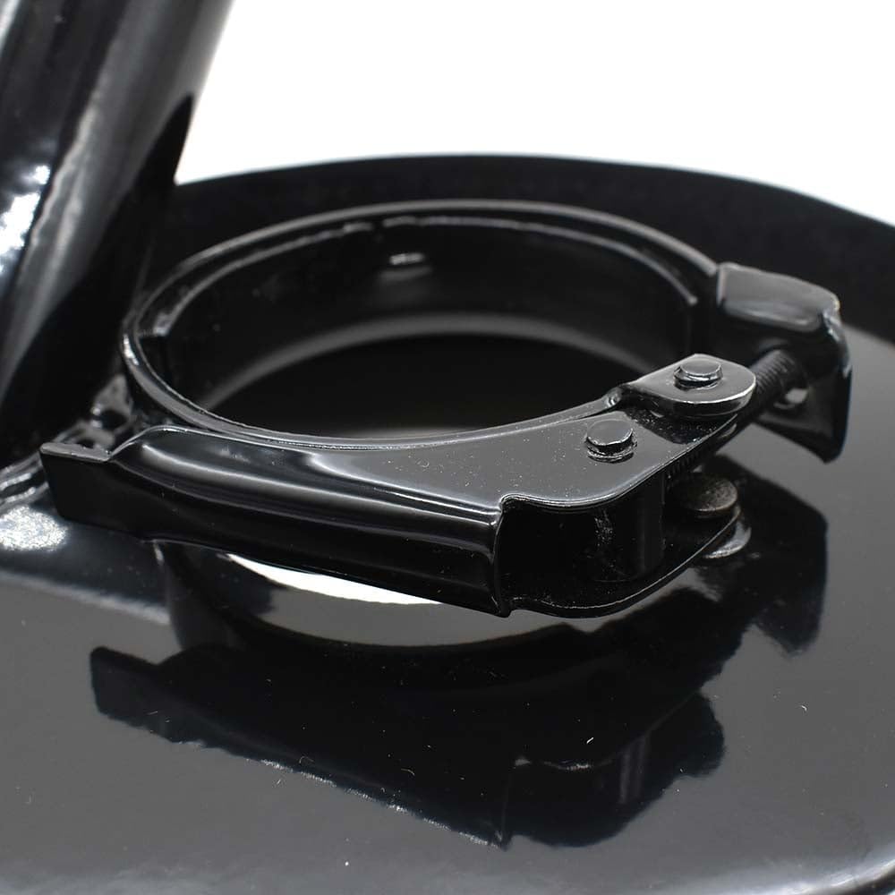 Hardin DS7SL 7" Vacuum Metal Dust Shroud Cover with 3” ID & 1.5” Vacuum Connector