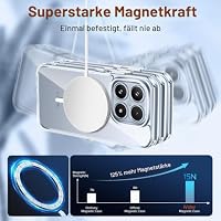 ivoler Klar Magnetisch Hülle für Xiaomi 17, [Kompatibel mit Magnetisch] [Militärischer Schutz] Stoßfest Kratzfest Transparent Schutzhülle Durchsichtige Handyhülle Case – Ansicht 2