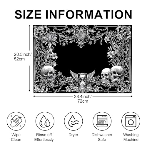 Image of Halloween Stove Top Cover for Electric Stove, 28.4 x 20.5 in