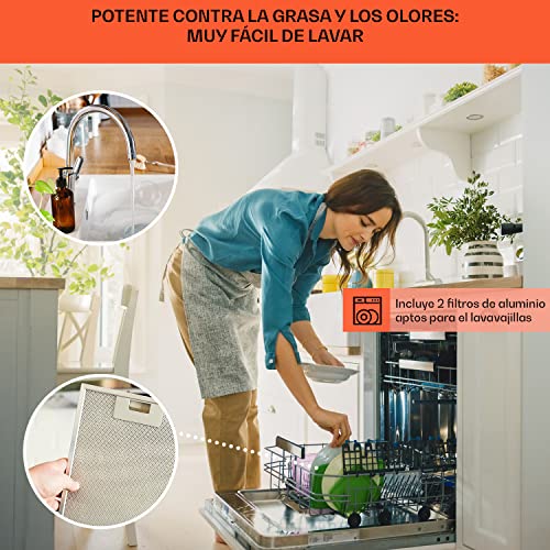 Klarstein-HEKTOR-SL-Campana-extractora-Campana-de-cocina-Campana-de-pared-60-cm-de-ancho-Circulacion-de-aire-530-mh-Filtro-de-aluminio-Negro