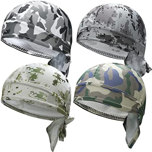Doo Rags for Men, Head Wraps Dew Rags Bandana Beanie for Cycling Motorcycle