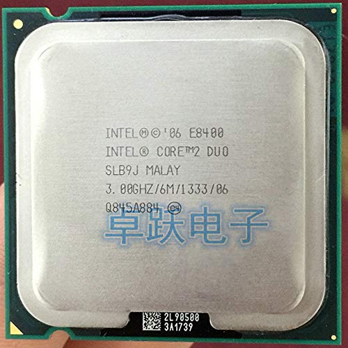 cpu Origianl Intel Core 2 Duo E8400 CPU Processor (3.0Ghz/ 6M /1333GHz) 775