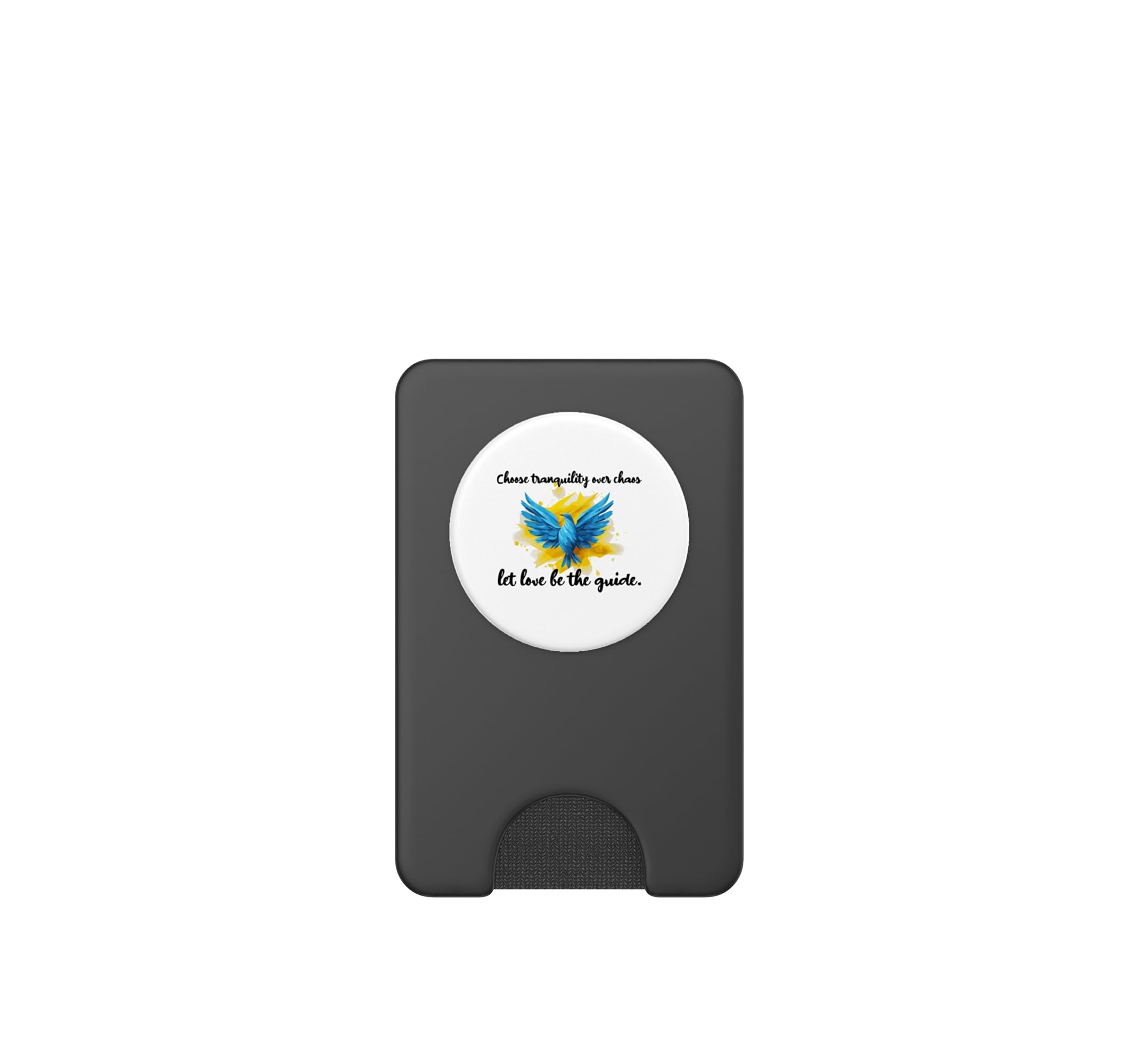 Choose Tranquility Over Chaos, let Love be the Guide PopSockets PopWallet für MagSafe