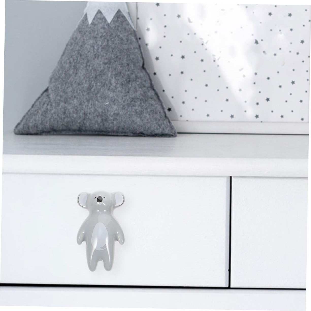 Mipcase Pomelli in Ceramica a Forma di Animale, 8 Pezzi, Facili da Installare, per Cassetti e Armadi, Decorazione per Camera dei Ragazzo Ragazza