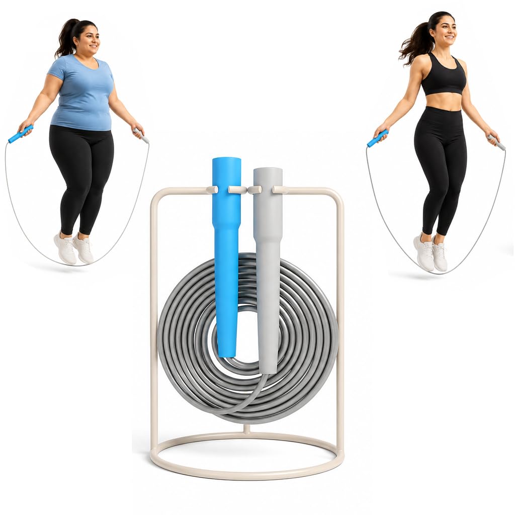 Skipping Ropes for Men & Women Adjustable Length Freestyle Jumping Ropes-image-48