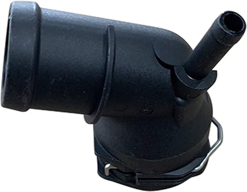 Bapmic 3C0122291 Conector de manguera de tubo de refrigerante de aluminio superior del radiador para Volkswagen Jetta Beetle CC Eos Passat