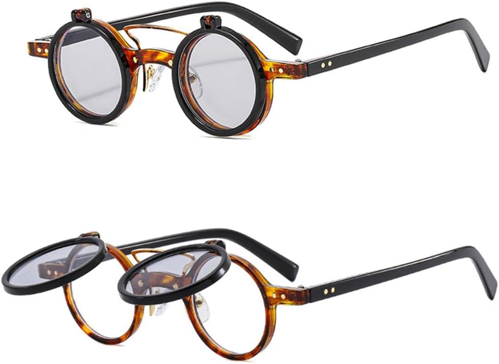 Round Sunglasses Women Men Plastic Lens Frame Eyewear Sun Glasses UV400