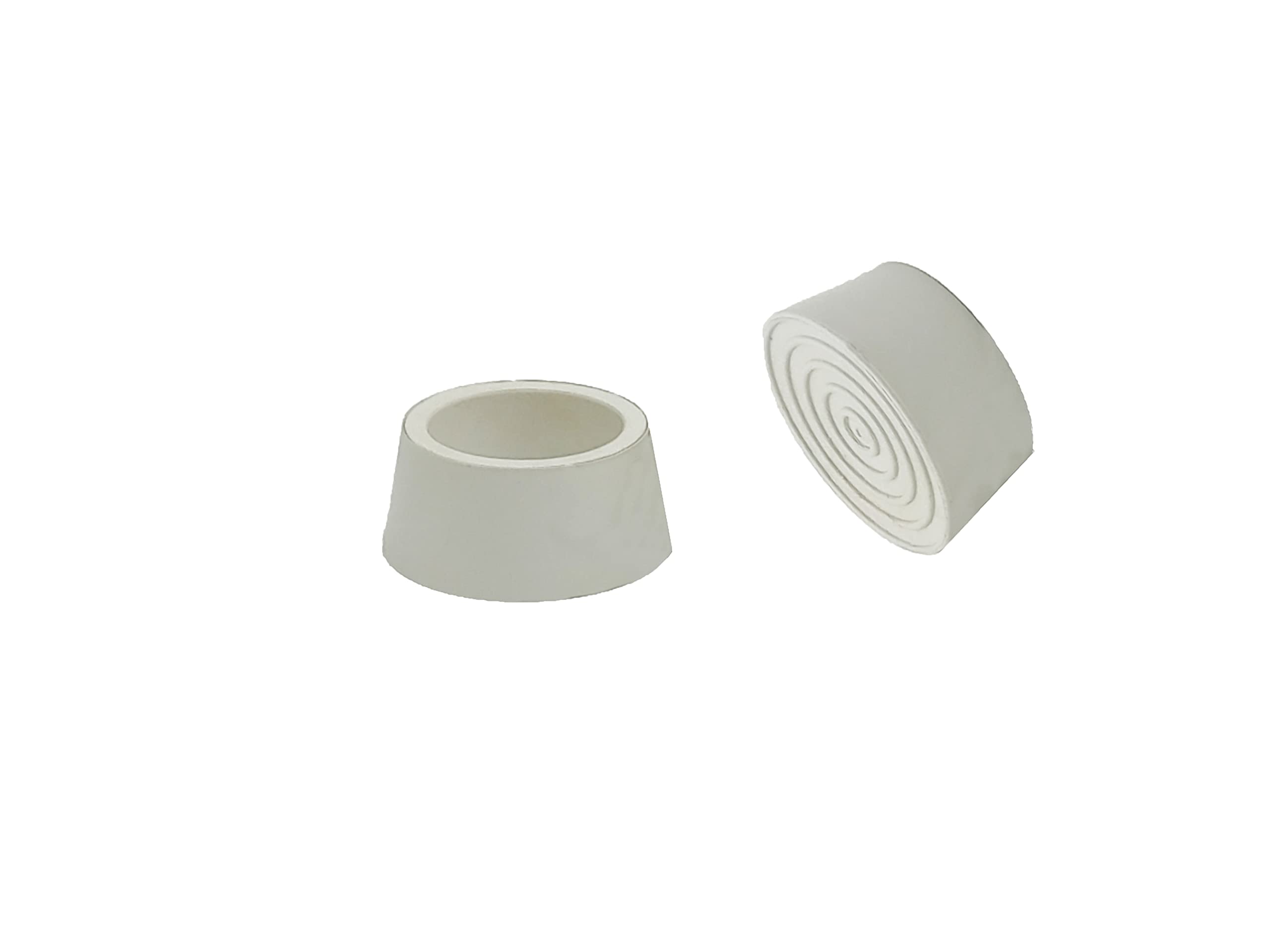 Bouchon de seuil pour échelle de piscine. Couleur blanche. Lot de 2 unités