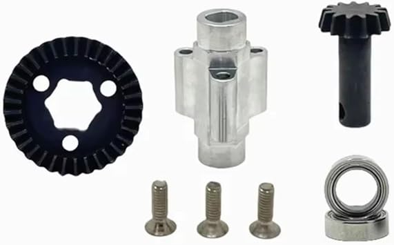 RC car Components Compatible With MJX For Hyper GO H12Y + H12P 1/12 RC Car Upgrade Parts Front Rear Axle Umbrella Gears Metal OP Accessories