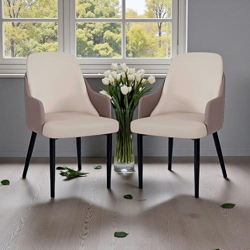 Image of The Attic Nova Elite 6 Chair Dining Set,Light Brown & Cream,Titanium & Cream,180 Cms