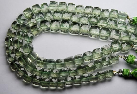 Améthyste verte LKBEADS perles briolettes 3D pour des bijoux bohèmes chics