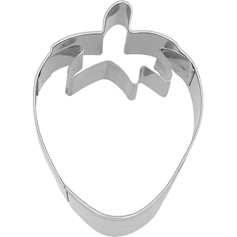 Birkmann Strawberry Cookie Cutter Stainless Steel 2.5 x 4.5 x 6 cm
