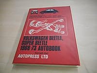 Volkswagen Beetle, Super Beetle, 1968-73 Autobook, Workshop Manual for Volkswagen 1200, 1300, 1500, 1600, Beetle, Super Beetle, Karman -Ghia 1968-73 0851474004 Book Cover