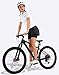 Women's Mountain Bike Shorts 4D Padded Cycling Riding Road Biking Bicycle Biker Cycle Padding UPF 50+ Shorts for Women Zipper Pockets(Black,M)