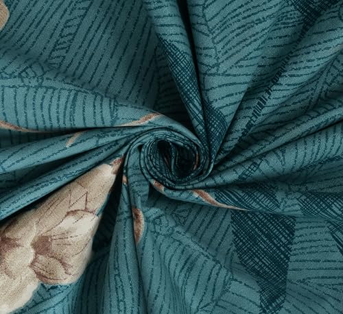 Image of Premium Heavy Cotton Flat Bedsheets with 1 King Size Pillow Covers | Single Bed 350 TC | 60 x 90 Inch Single Size Flat | :- Green Flower