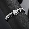 Best Friend Bracelets for 2 Matching Yin Yang Adjustable Cord Bracelet for Bff Friendship Relationship Boyfriend Girlfriend Valentines Gift