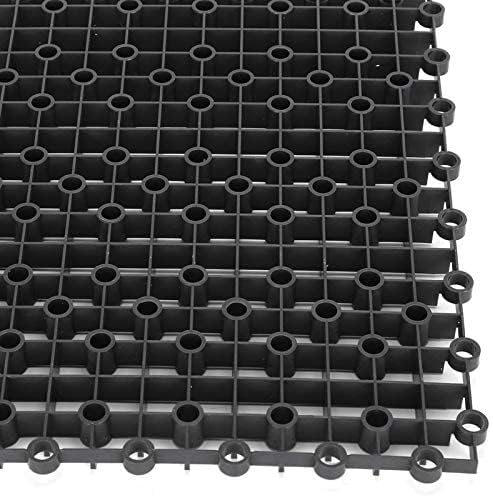 10 Pcs Aquarium Grid Divider Tray Aquarium Separation Grid Tray Isolation Board for Keep Different Fish from The Fight and Separate The Fish (Black)