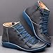 Botas Mujer 2019 Botines Cuero Zapatos de Cordones Vintage Otoño Botas Tacón...
