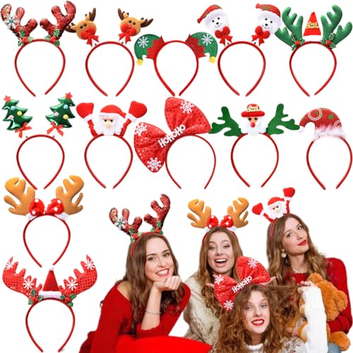 Dwenarry Haarreifen Weihnachten, Weihnachts Haarreif Weihnachten...