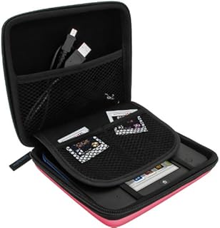 iGadgitz U2705 - EVA Hard Case Cover Compatible with Nintendo 2DS - Pink