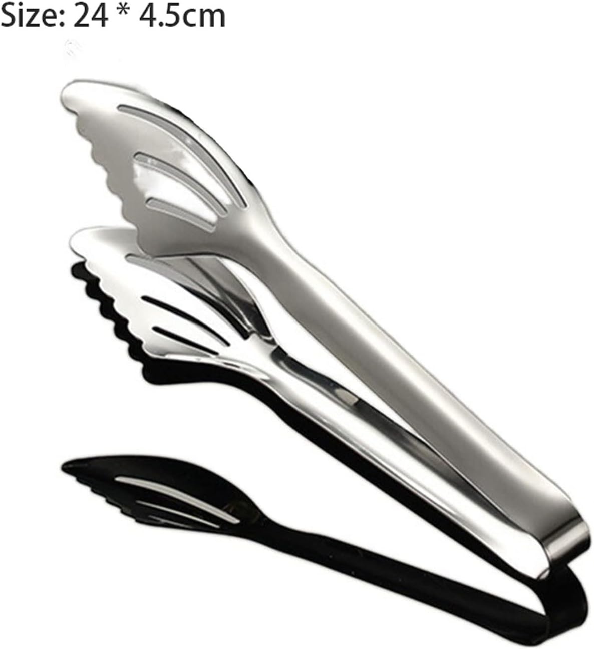 Ice Tongs Stainless Steel Barbecue Tongs Meat Steak Salad Clip Kitchenware Creative Pattern Mirror Polished Clamp Kitchen Accessories