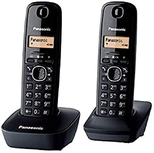 Téléphones DECT Panasonic KX-TG1612FXH avec écran LCD ambre lisible