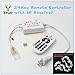 IEKOV RGB LED Strip Light, AC 110-120V Flexible/Waterproof/Multi Colors/Multi-Modes Function/Dimmable SMD5050 LED Rope Light with Remote for Home/Office/Building Decoration (65.6ft/20m)